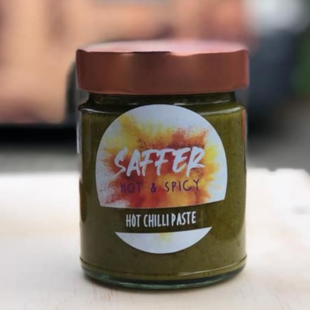 Ingredients:  Chilli Garlic Fresh mint Parsley Coriander Apricot jam Vinegar Salt Oil This is a delicious addition to an antipasto platter, or to serve with cold or roast meats.